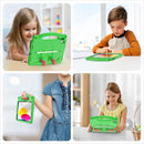 Panda iPad - Green - كفر ايباد حماية عالية - مع مسكة + ستاند + ومكان للقلم - مقاوم للسوائل