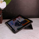 Toby Series Case for iPad With Apple Pencil Holder & Auto Sleep Wake - Black - كفر ايباد حماية عالية - مع مكان للقلم - ووضعيتين للاستاند - مغناطيس