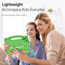 Panda iPad - Green - كفر ايباد حماية عالية - مع مسكة + ستاند + ومكان للقلم - مقاوم للسوائل