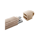 Bazic GoCharge 4 IN 1 Input USB A and USB-C to Output USB-C and Lightning Cable 15cm - Gold - سلك شحن - 4 في 1 - من يو اس بي + تايب سي - الى تايب سي + ايفون - طول 15سم - بيزك