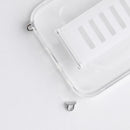Grip2u Slim Case for iPhone 15/15 Plus/15 Pro/15 Pro Max - Clear - كفر حماية مع مسكة شريطة - مكان للعلاقة - جريب 2 يو