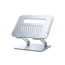 Yesido LP05 Super Strong Dual Arm design Aluminum Alloy Holder - Planes / Holder - Silver - ستاند مكتبي - عالي الجودة - لجميع انواع الاب توب و التابلت و الايباد