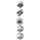 Porodo 150+ Countries Universal AC Adapters - White - محول حائط دولي - متعدد + فتحة كهرباء  مناسبه لجميع الدول - كفالة 12 شهر