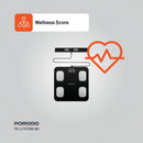 Porodo Lifestyle Precise Analysis Smart Scale - Black - ميزان ذكي - بورودو - كفالة 24 شهر