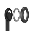Porodo Magnetic Selfie Stick 64.5cm Extendable with 3 Leg Tripod and Remote Control - Black - عصاة تصوير - ستاند + سيلفي - ماغ سيف - مع ريموت