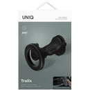 UNIQ TRELIX AIR VENT MOUNT -  MIDNIGHT BLACK - ستاند سيارة مغناطيس - ماغ سيف - فتحة تكييف - يونيك