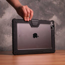 Nillkin iPad Case - Black - كفر ايباد حماية عالية - مع مكان للقلم - ووضعيتين للاستاند