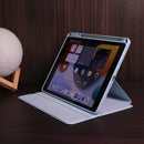 WiWu Waltz Rotative iPad Case - Light Blue - كفر ايباد حماية عالية - مع مكان للقلم - ووضعيتين للاستاند بالطول والعرض