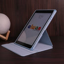 WiWu Waltz Rotative iPad Case - Light Blue - كفر ايباد حماية عالية - مع مكان للقلم - ووضعيتين للاستاند بالطول والعرض