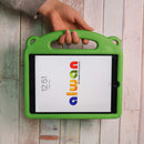 Panda iPad - Green - كفر ايباد حماية عالية - مع مسكة + ستاند + ومكان للقلم - مقاوم للسوائل