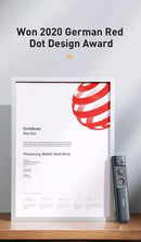 Baseus Orange Dot Wireless Presenter (Red Laser) Wireles Presenter - مؤشر ليزر - للعروض التقديمية - البرزنتيشن - مناسب لجميع انواع الاجهزة والايبادات