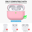 Ahastyle Silicone Case With Strap - Apple AirPods Pro 2/3 - Pink - كفر حماية مع ستراب - سماعة ابل ايربودز برو 3/2