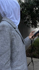 Black Leather Case with Mirror, Card Wallet and Strap Lanyard - كفر جلد مع محفظة للبطاقات ومرايا وخيط علاقة