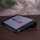 WiWu Transformers iPad Folio Case - Midnight Green - كفر ايباد حماية عالية - اكثر من وضعية للاستاند