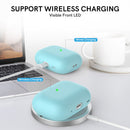 Ahastyle Silicone Case With Strap - Apple AirPods Pro 2/3 - Mint Green - كفر حماية مع ستراب - سماعة ابل ايربودز برو3/2