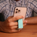 Tiffany Grip with Clear Case and Grip Horizontal, Vertical and Magnetic Stand - كفر حماية مع مسكة وستاند جانبي ورأسي ومغناطيس للسيارة