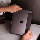 Toby Series Case for iPad With Apple Pencil Holder & Auto Sleep Wake - Black - كفر ايباد حماية عالية - مع مكان للقلم - ووضعيتين للاستاند - مغناطيس