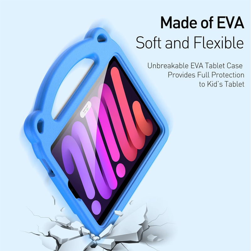 Panda iPad - Blue - كفر ايباد حماية عالية - مع مسكة + ستاند + ومكان للقلم - مقاوم للسوائل