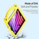 Panda iPad - Yellow - كفر ايباد حماية عالية - مع مسكة + ستاند + ومكان للقلم - مقاوم للسوائل