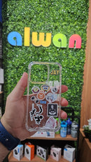 Noufa Clear Phone Case - كفر شفاف مع صور وعبارات من اختياركم حسب الرغبة - سيتم التواصل معاكم لارسال الصور