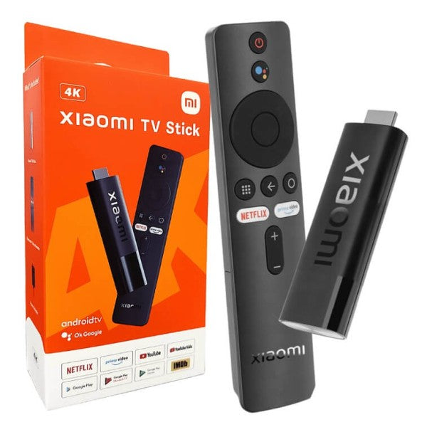 Xiaomi TV Stick 4K - Black [H] - وصلة شاومي - جهاز التلفزيون الترفيهي - شاهد - نتفلكس - يوتيوب