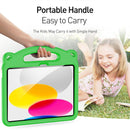 Panda iPad - Green - كفر ايباد حماية عالية - مع مسكة + ستاند + ومكان للقلم - مقاوم للسوائل