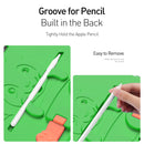 Panda iPad - Green - كفر ايباد حماية عالية - مع مسكة + ستاند + ومكان للقلم - مقاوم للسوائل