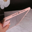 Toby Series Case for iPad With Apple Pencil Holder & Auto Sleep Wake - Pink - كفر ايباد حماية عالية - مع مكان للقلم - ووضعيتين للاستاند - مغناطيس