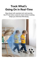 Baseus Security P1 Lite Indoor Camera 2K - White [D] - كاميرا داخلية منزلية - عالية الوضوح - بيسوس - كفالة 12 شهر