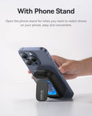 Baseus MagPro II Ultra-Thin Phone Cooler & Wireless Charger 15W – Black [D] - ستاند شحن مع تبريد - شاحن ماغ سيف وايرلس بقوة 15 واط - خاصية الشحن السريع - كفالة 12 شهر