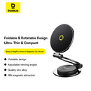 Baseus MagPro II Magnetic Car Mount – Stick-On Black [D] - ستاند سيارة - بيسوس - منعدد الاوضاع - دوران 360 درجة -  ماق سيف