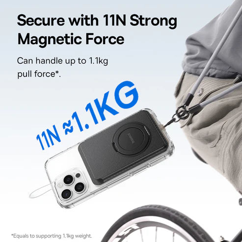 Baseus MagPro 3 Magnetic Wallet Stand [D] - محفظة بطاقات مع ستاند - ماغ سيف - بيسوس