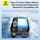 Baseus Super Energy 4-in-1 Car Jump Starter 1200A – Black [D] - محول طاقة لبطارية السيارة - 4 في 1 - بيسوس - بطارية بسعة 3000 ميللي امبير - ضاغط هواء للتاير + اضاءة ليد - كفالة 12 شهر