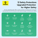 Baseus Super Energy 4-in-1 Car Jump Starter 1200A – Black [D] - محول طاقة لبطارية السيارة - 4 في 1 - بيسوس - بطارية بسعة 3000 ميللي امبير - ضاغط هواء للتاير + اضاءة ليد - كفالة 12 شهر