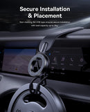 Baseus C02 Go Magnetic Car Mount – Black [D] - ستاند سيارة - بيسوس - ماق سيف