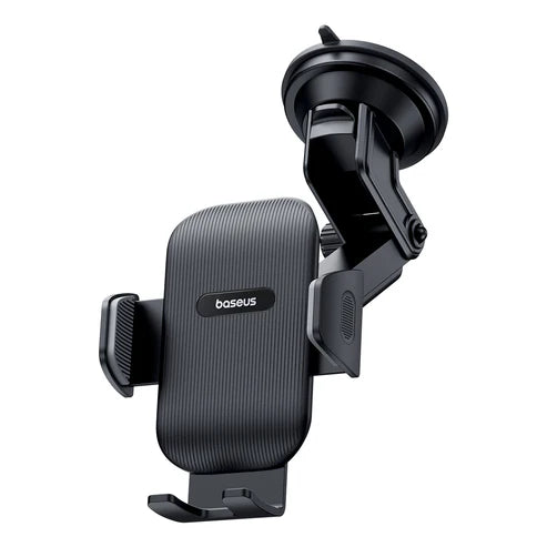 Baseus UltraControl Go Clamp-Type Phone Holder – Black [D] - ستاند سيارة - على الديكور - الجام - بيسوس