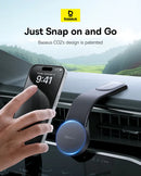 Baseus PrimeTrip C02 Air Magnetic Car Mount – Black [D] - ستاند سيارة - بيسوس - ماق سيف