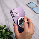 ESR HaloLock Ring Stand - Silver [V] - مسكة خاتم - مغناطيس وستاند - خاصية الماغ سيف لاجهزة الايفون 12 و 13 و 14 و 15