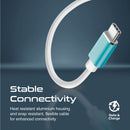 Promate LiteHub 4-in-1 Multi-Port USB-C Data Blue [BO] - وصلة تايب سي - 4 في 1 - لاجهزة الايباد برو والماك بوك - متعددة الاستخدام - كفالة 12 شهر