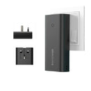 Ravpower RP-PB243 10000mAh 3 - Ports with Power Bank UK Plug [b] - بطارية متنقلة - 2 في 1 - راف باور + شاحن حائط - سعة 10 الف - قوة 20 واط - 3 منافذ للشحن السريع - كفالة 12 شهر