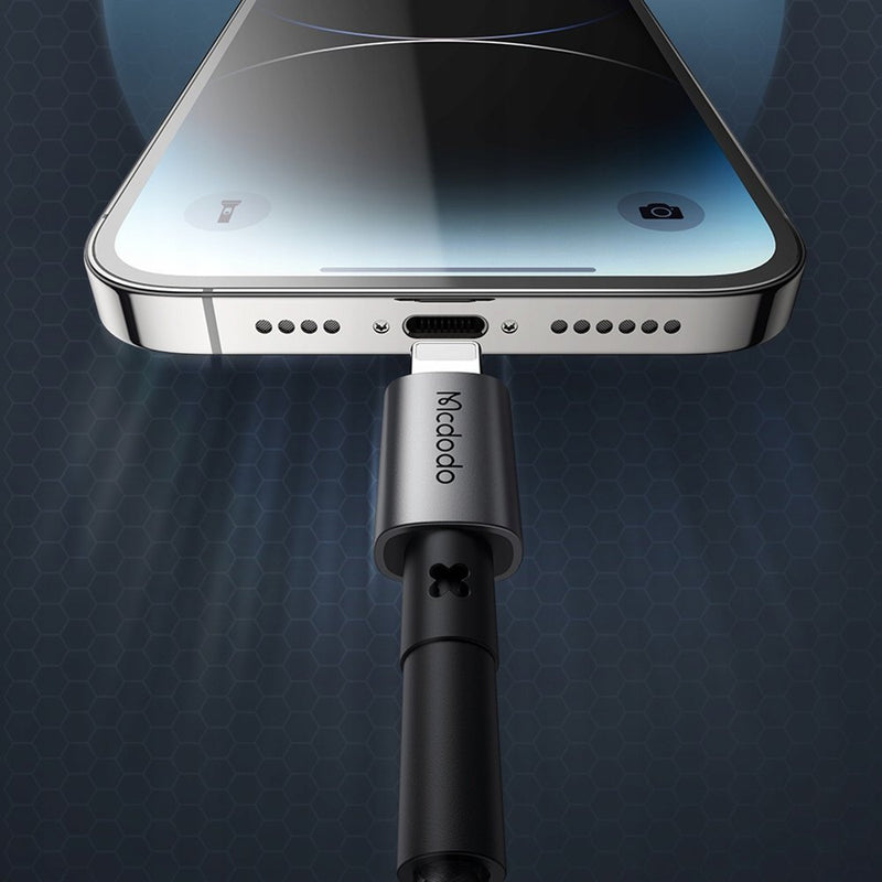 MCDODO Kabel USB-C - Lightning 1 m - سلك شحن - ماكدودو - ايفون تايب سي - طول 1 متر - كفالة 12 شهر