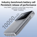 YESIDO YP71 10000mAhPower Bankfloor-standinglazy stand - بطاريه متنقلة - سعة 10 ألاف - يوسيدو  - سلك شحن  تايب سي + سلك شحن  ايفون + سلك شحن مايكرو + سلك يو اس بي اي - شاشة رقمية - كفالة 12 شهر