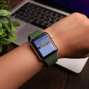 Silicon Watch Band for Apple Watch - Army Green - سير ساعة ابل ووتش