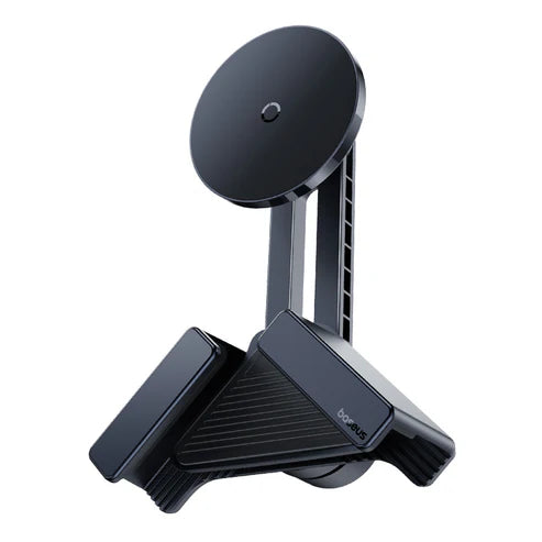 Baseus MaxView Magnetic Car Mount for Infotainment Screen – Grey [D] - ستاند سيارة - مناسب لجميع انواع الاجهزة - مغناطيس - متوافق مع شاشة السيارة