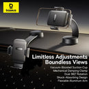 Baseus PrimeTrip C03 Air Clamping Car Mount – Suction Cup Version [D] - ستاند سيارة - على الديكور - الجام - بيسوس