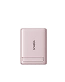 Baseus PicoGo AM31 Qi2 Ultra-Mini Magnetic Power Bank with Kickstand 5000mAh 20W - Nebula Pink [D] - بطارية متنقلة - بيسوس - سعة 5000 - ماق سيف - قوة 20 واط - كفالة 24 شهر