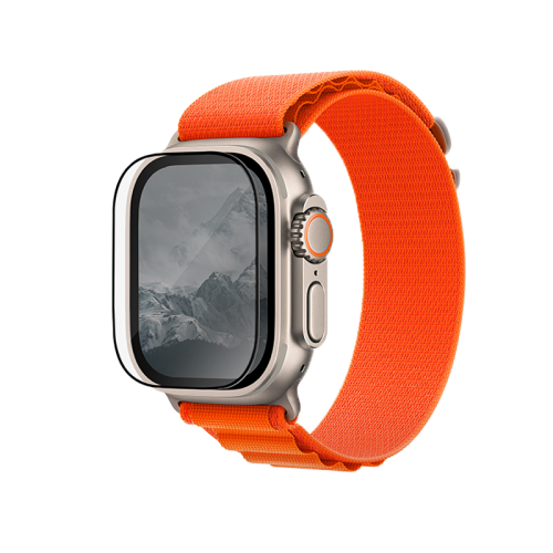 Tempered Glass Screen Protector for - Apple Watch - Ultra 49mm [B]- حماية شاشة لساعة - ابل واتش يونيك - مقاس 49