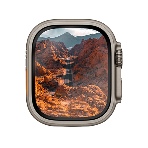 Tempered Glass Screen Protector for - Apple Watch - Ultra 49mm [B]- حماية شاشة لساعة - ابل واتش يونيك - مقاس 49