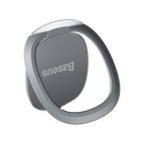 Baseus Invisible phone ring holder - Silver [B] - مسكة خاتم + ستاند - بيسوس