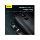Baseus Super Energy Air 10000mAh 100A Car Jump Starter - Black [B] - محول طاقة لبطارية السيارة - 2 في 1 - بيسوس - بطارية بسعة 10000 ميللي امبير - قوة 100 أمبير - كفالة 12 شهر